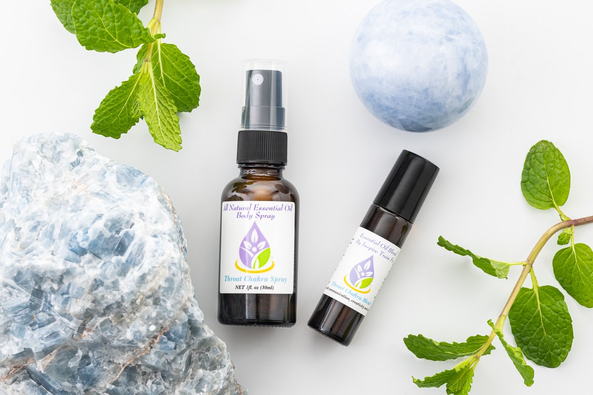 Throat Chakra Spray and oil set